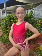 Red Raspberry Sleeveless Leotard