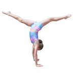 RSG-056 Pink Blue Holo Gymnastics Shorts