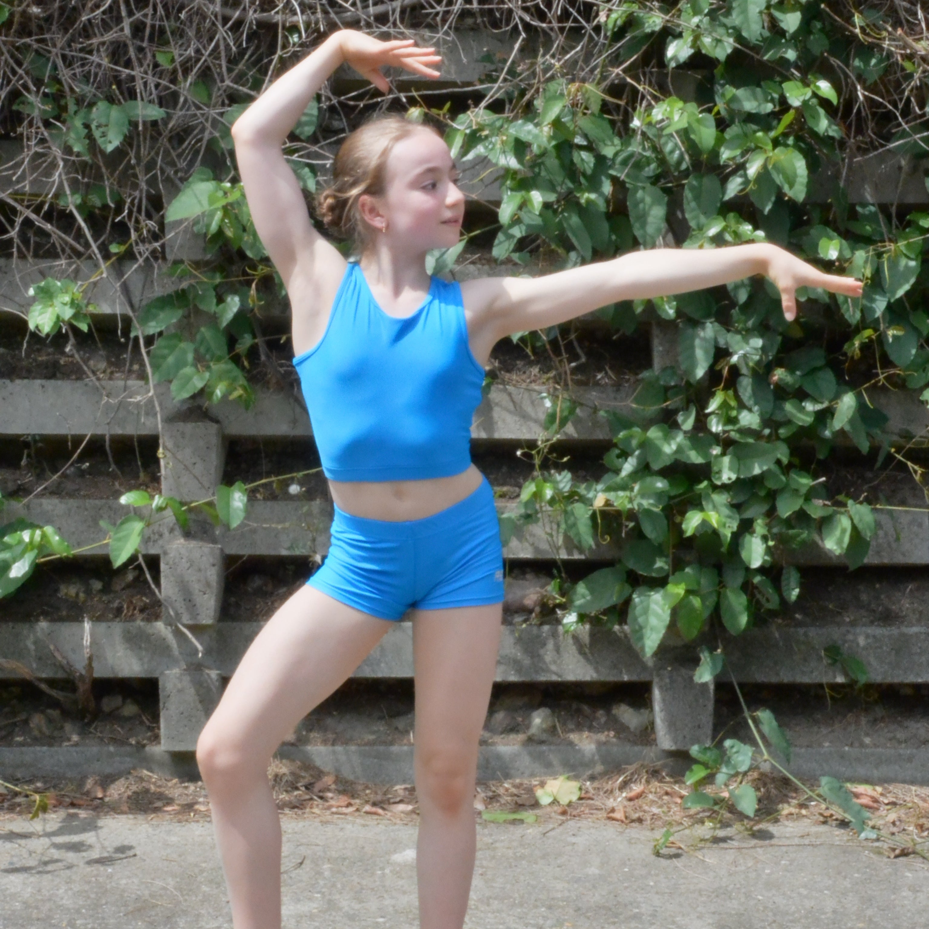 Blue Everyday Crop Top