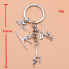 Gymnastics Key Ring