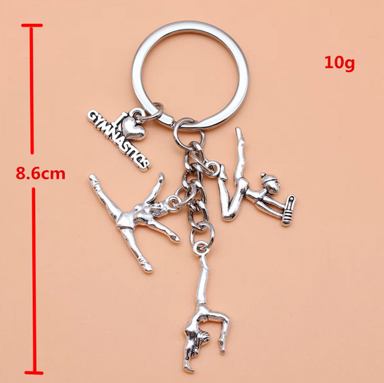 Gymnastics Key Ring