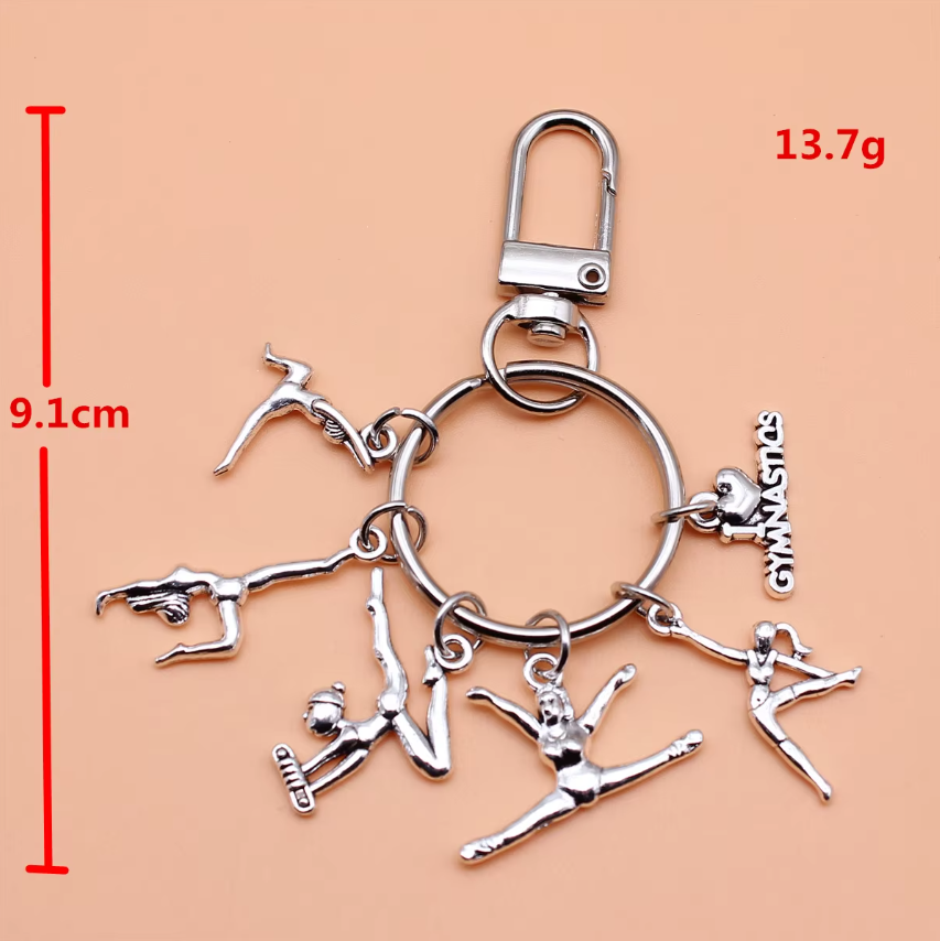 Gymnastics Key Ring
