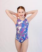 Pink Camo Sleeveless Leotard