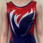 RSG-505 Sleeveless flame leotard - Pymble Ladies College PREORDER