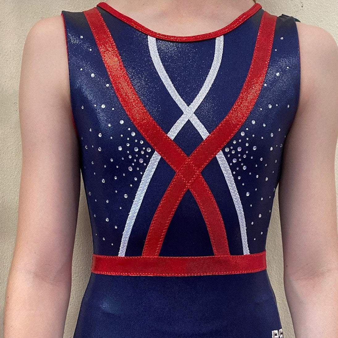 RSG-506 Sleeveless Criss-Cross leotard - Pymble Ladies College PREORDER