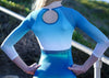RSG-259 Lucy Exquisite. RS Gymwear Australia. Seaweed ombre long sleeve leotard