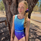 RSG-652 Piper Twilight sleeveless leotard. RS Gymwear Australia. Ombre leotard.