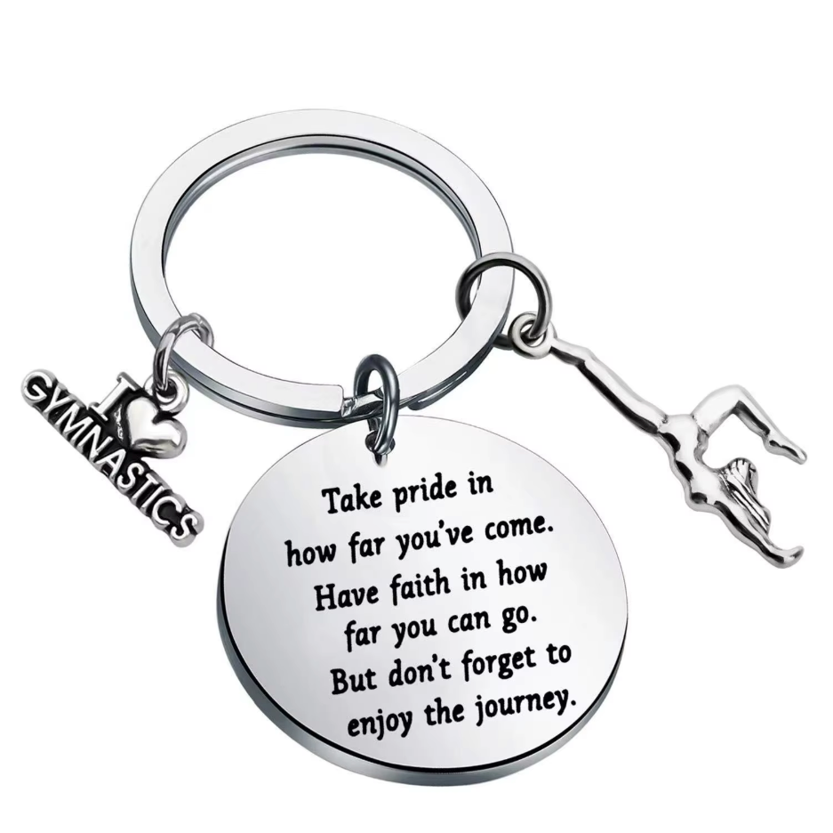 Gymnastics Key Ring