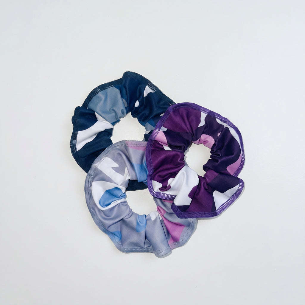 Scrunchie Bundle — Camo Squad Brights