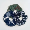 Scrunchie Bundle — Camo Squad Darks