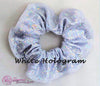 RS Gymwear white holo scrunchie