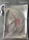 RS Gymwear Australia. Star Gymnast Grip Bag. Dark Silver Star Gymnast.