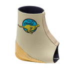 Heel cup with compression ankle sleeve for gymnasts & dancers
