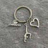 Gymnastics Key Ring