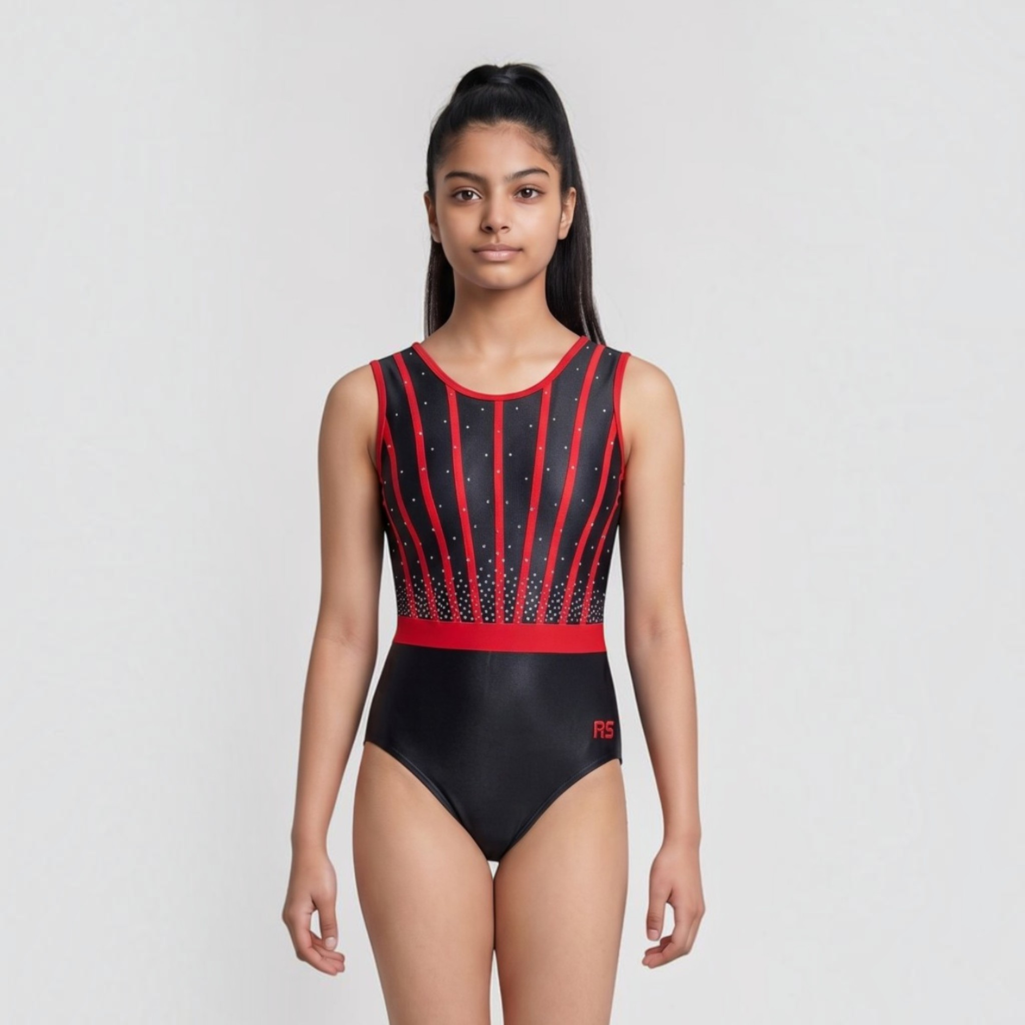 Elizabeth Velocity Sleeveless Leotard