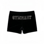 Shorts Black Velvet - RSG-044 - GYMNAST