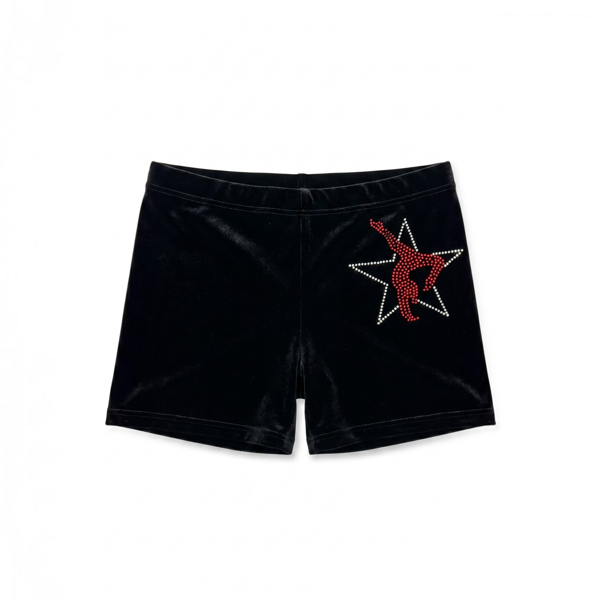 Shorts Black Velvet - RSG-046 - Star Gymnast