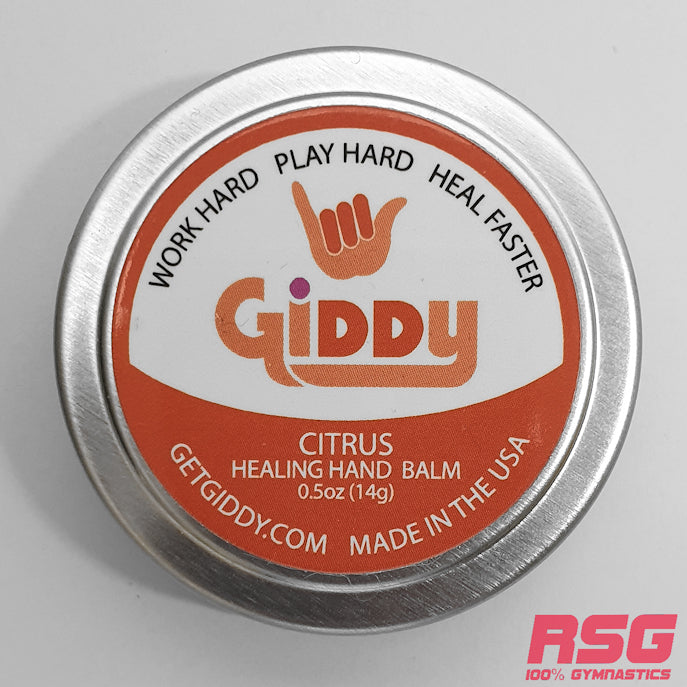 RS Gymwear Australia. Citrus Giddy Balm Australia. Sweet Orange Giddy.