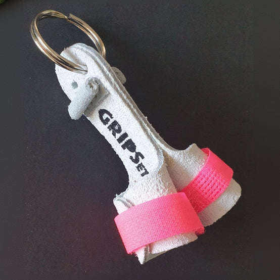 RS Gymwear Australia. Grips Etc KeyRing. Pink Grips Key Ring. Pink Key Ring.