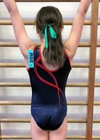 RS Gymwear, Pymble Ladies College uniform, sleeveless leotard. Australia