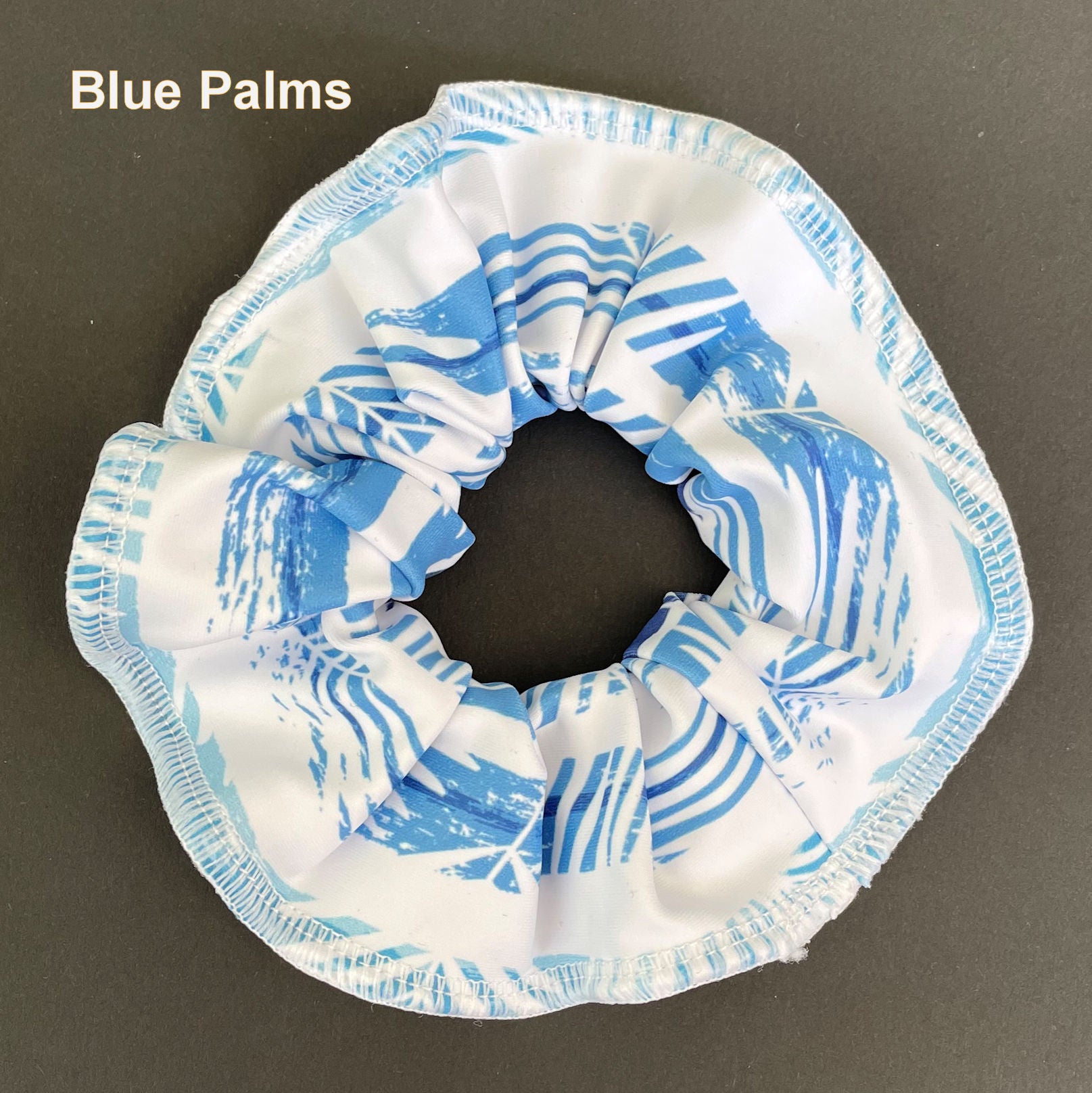 Scrunchies Australia. RS Gymwear Australia. Blue Palms.