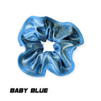 Scrunchies Australia. RS Gymwear Australia. Baby Blue scrunchie