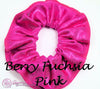 Scrunchies Australia. RS Gymwear Australia. Berry Fuchsia Pink scrunchie
