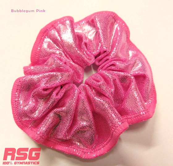 Scrunchies Australia. RS Gymwear Australia. Bubblegum Pink scrunchie