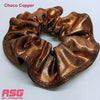 Scrunchies Australia. RS Gymwear Australia. Choco Copper scrunchie