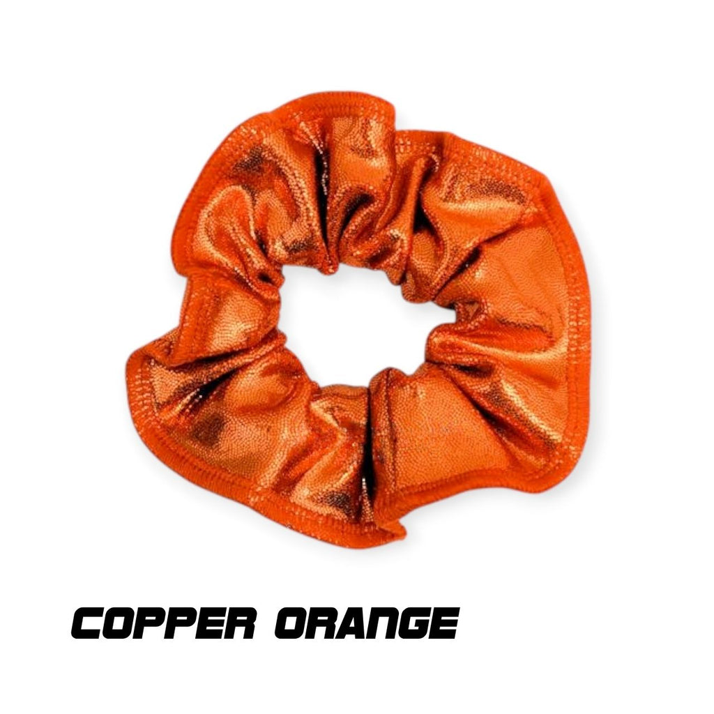 Scrunchies Australia. RS Gymwear Australia. Copper Orange scrunchie