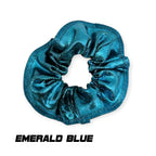 Scrunchies Australia. RS Gymwear Australia. Emerald Blue scrunchie