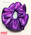 Scrunchies Australia. RS Gymwear Australia. Grape Purple scrunchie