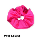 Scrunchies Australia. RS Gymwear Australia. Pink Lycra scrunchie