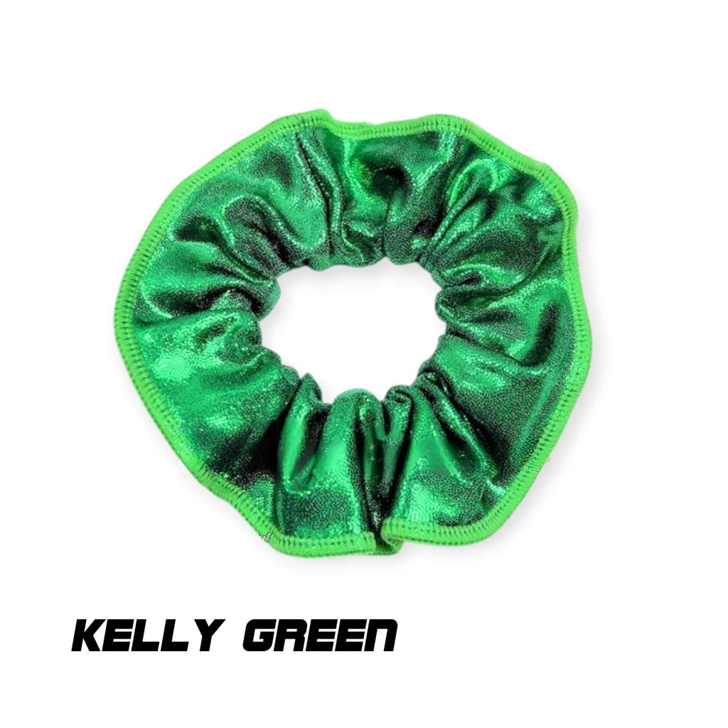 Scrunchies Australia. RS Gymwear Australia. Kelly Green scrunchie