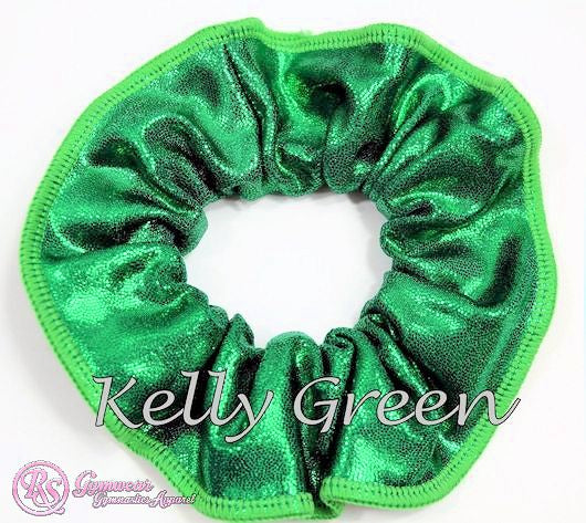 Scrunchies Australia. RS Gymwear Australia. Kelly Green scrunchie