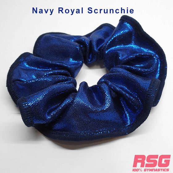 Scrunchies Australia. RS Gymwear Australia. Navy Royal Scrunchie