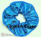 Scrunchies Australia. RS Gymwear Australia. Ocean Blue Scruchie